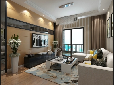 武漢61-90平米中式風格客廳裝修樣板間_武漢61-90平米中式風格客廳裝修案例-房天下裝修家居網