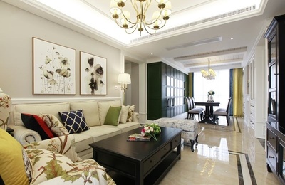 武漢東湖城美式風裝修設計案例